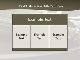 Speed Motion Design PowerPoint Template