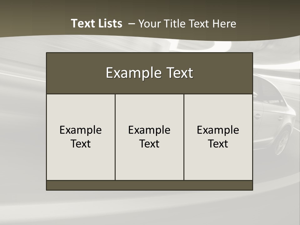 Speed Motion Design PowerPoint Template