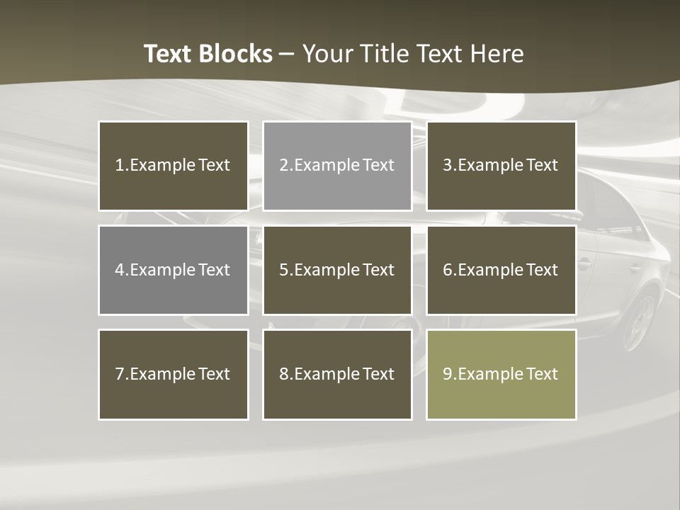 Speed Motion Design PowerPoint Template