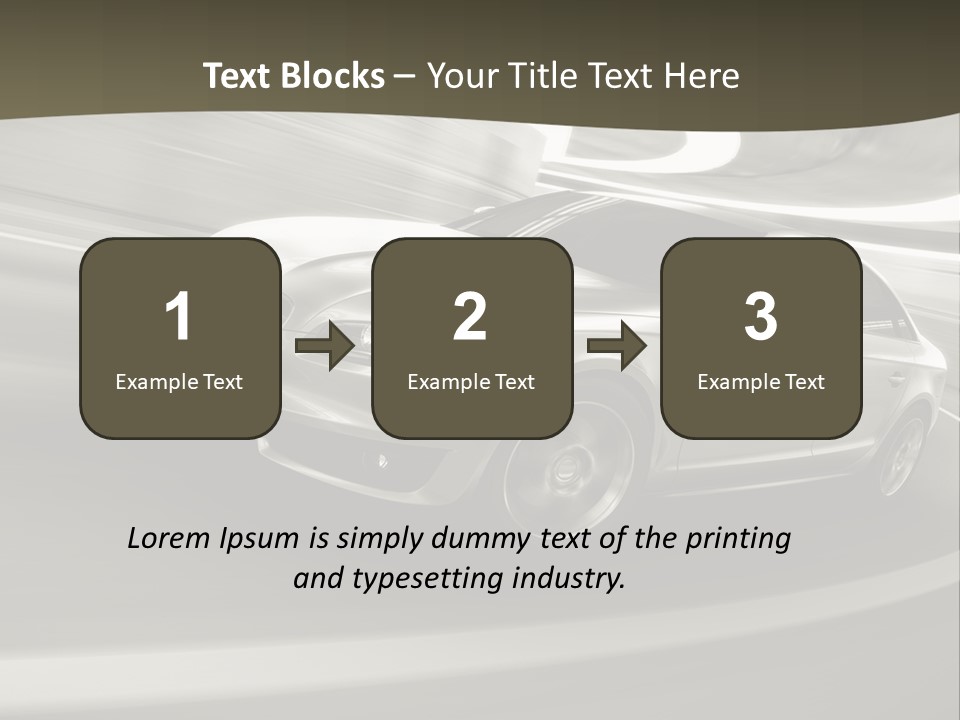 Speed Motion Design PowerPoint Template