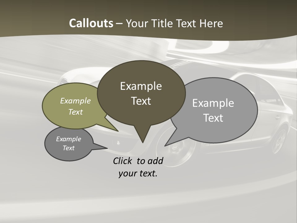 Speed Motion Design PowerPoint Template
