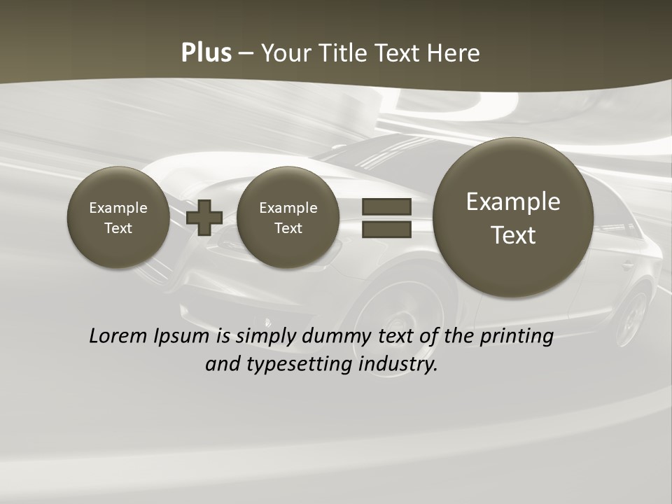Speed Motion Design PowerPoint Template