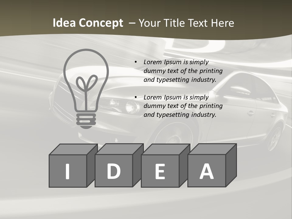 Speed Motion Design PowerPoint Template