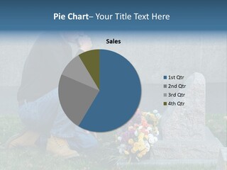 Outdoor Lonely Burial Ground Marble PowerPoint Template