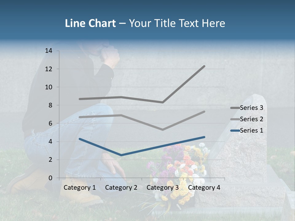 Outdoor Lonely Burial Ground Marble PowerPoint Template