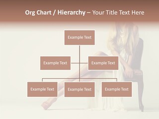 Comfort Pose Lady PowerPoint Template