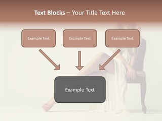 Comfort Pose Lady PowerPoint Template