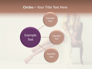 Comfort Pose Lady PowerPoint Template