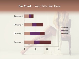 Comfort Pose Lady PowerPoint Template