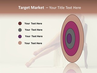 Comfort Pose Lady PowerPoint Template