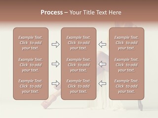 Comfort Pose Lady PowerPoint Template