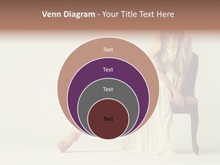 Comfort Pose Lady PowerPoint Template