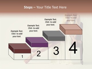Comfort Pose Lady PowerPoint Template
