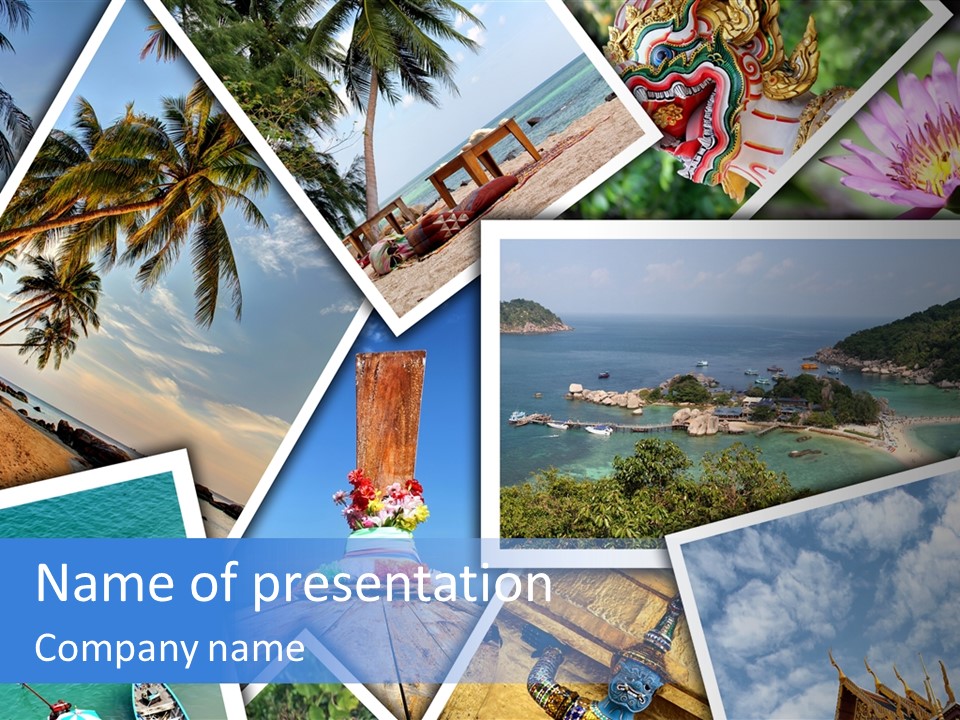 Tourism Architecture Style PowerPoint Template