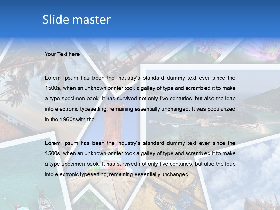 Tourism Architecture Style PowerPoint Template