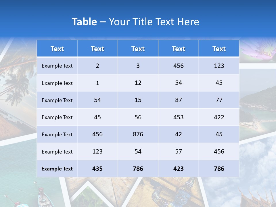 Tourism Architecture Style PowerPoint Template