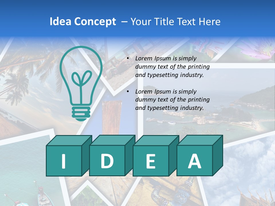 Tourism Architecture Style PowerPoint Template