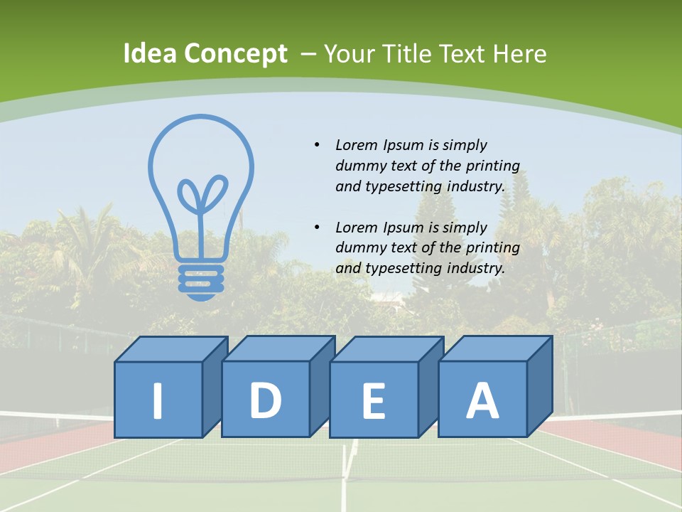 Match Competition Sports Red PowerPoint Template