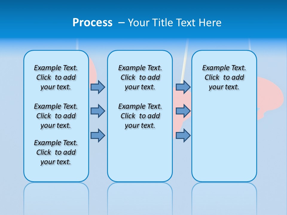 Symbol Dialog Blue PowerPoint Template