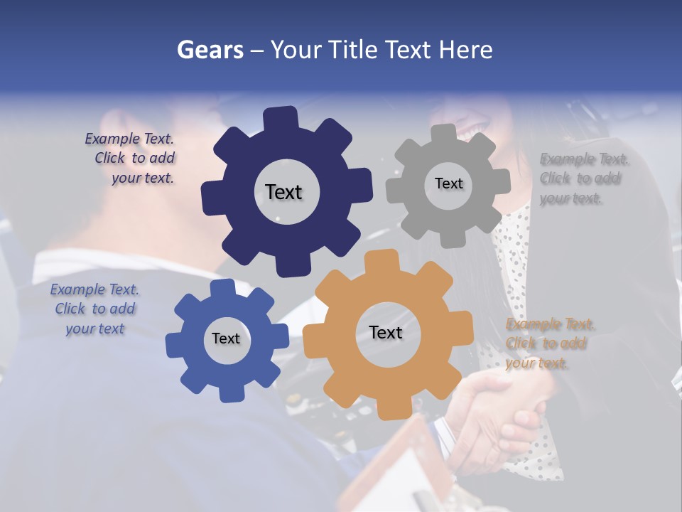 Mechanic Smile Female PowerPoint Template