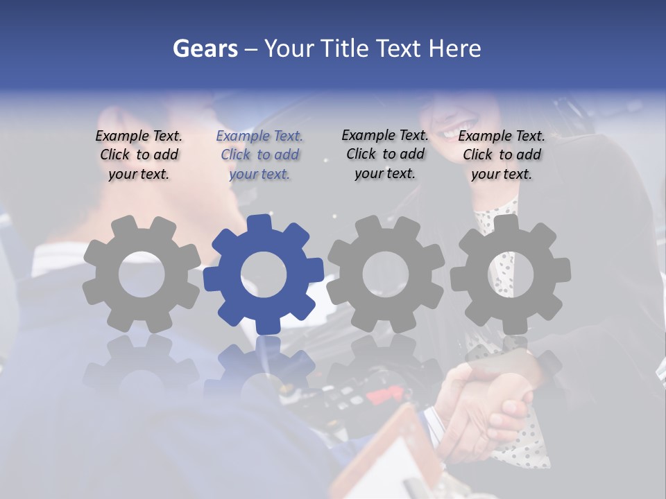 Mechanic Smile Female PowerPoint Template