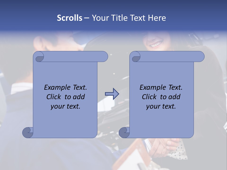 Mechanic Smile Female PowerPoint Template