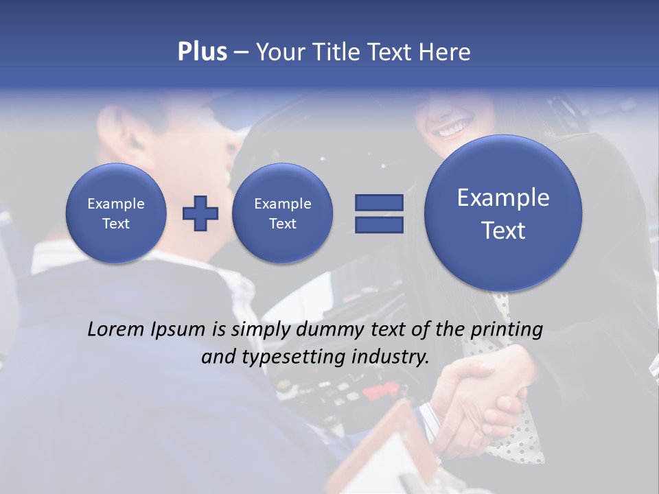 Mechanic Smile Female PowerPoint Template