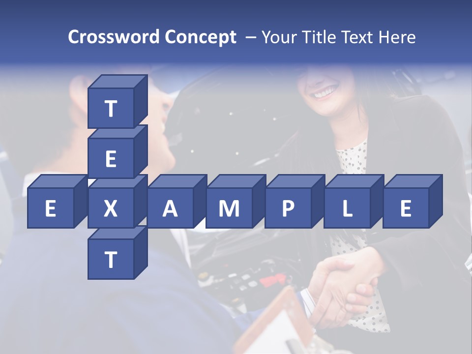 Mechanic Smile Female PowerPoint Template