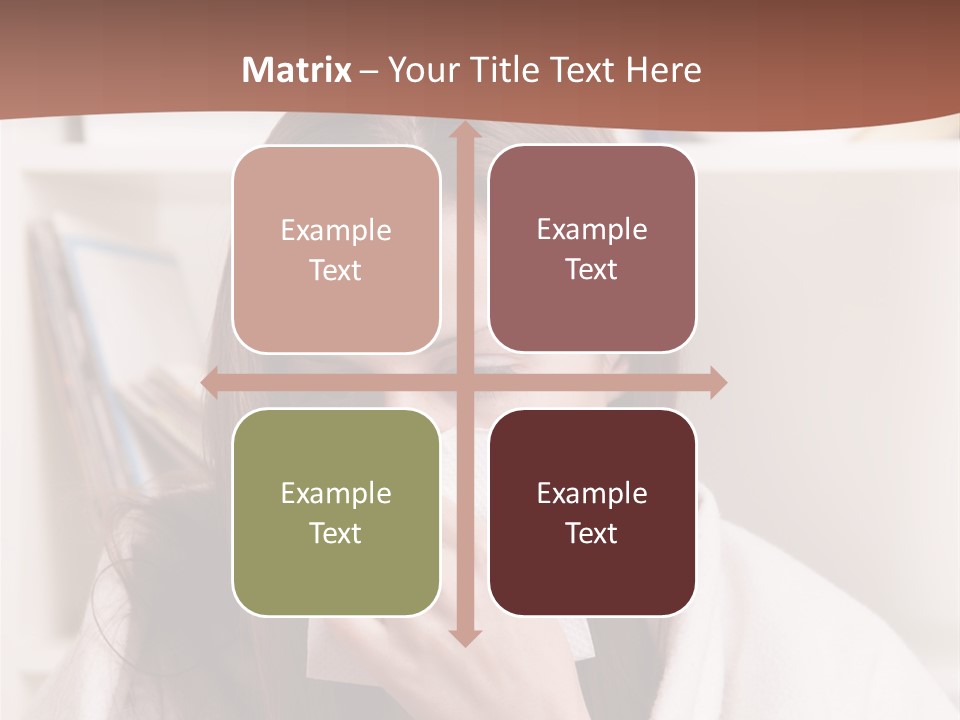 Indoors White Hands PowerPoint Template