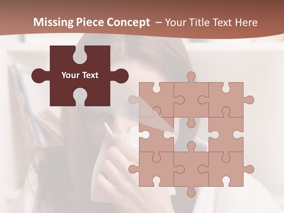 Indoors White Hands PowerPoint Template