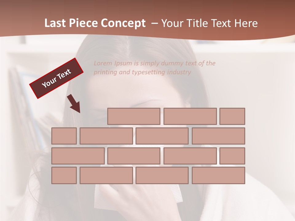 Indoors White Hands PowerPoint Template