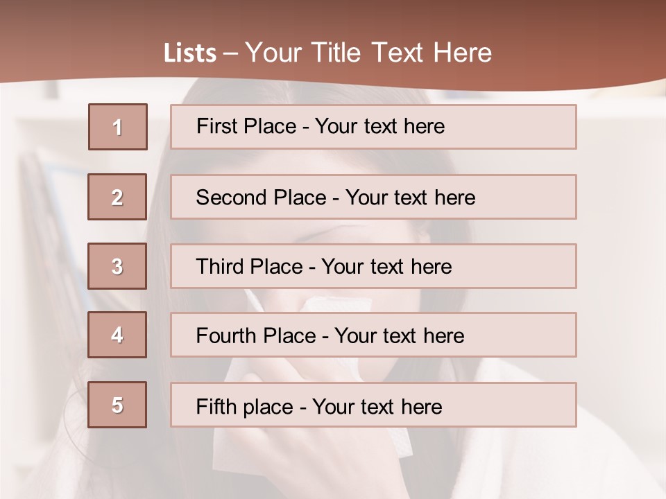 Indoors White Hands PowerPoint Template