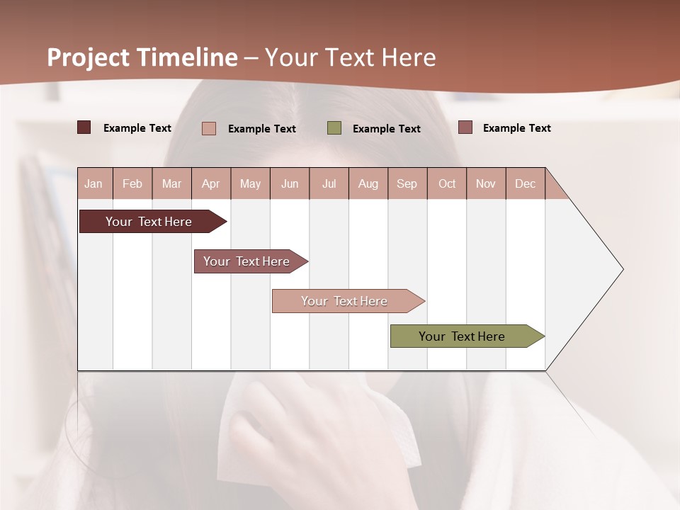 Indoors White Hands PowerPoint Template