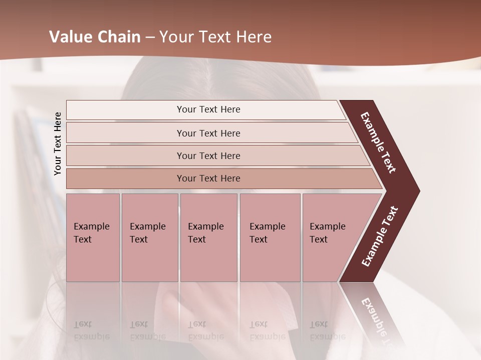 Indoors White Hands PowerPoint Template