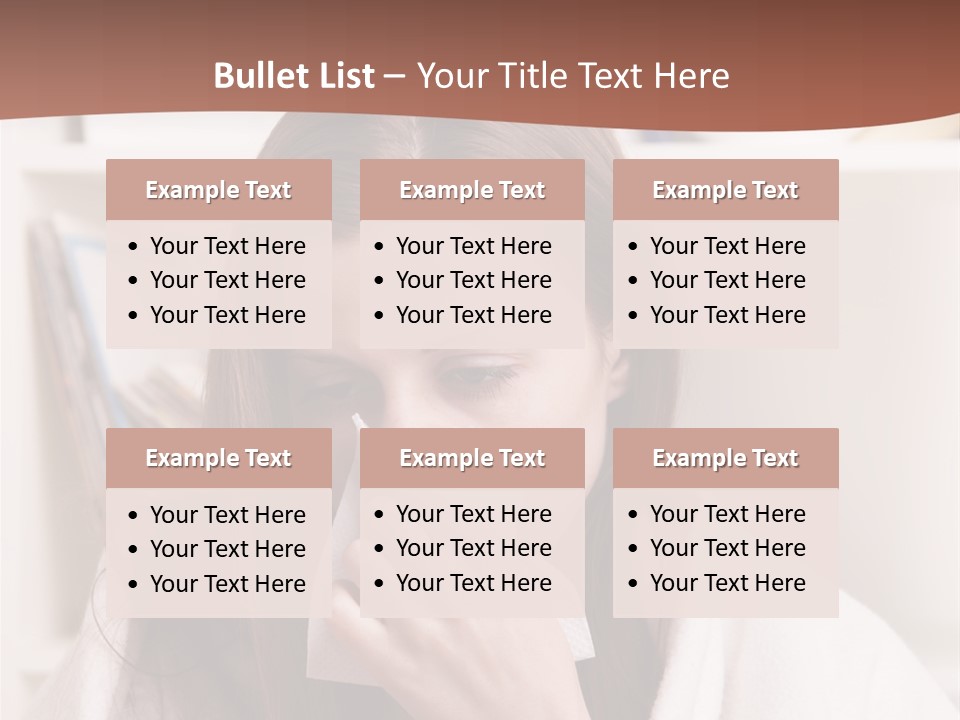 Indoors White Hands PowerPoint Template