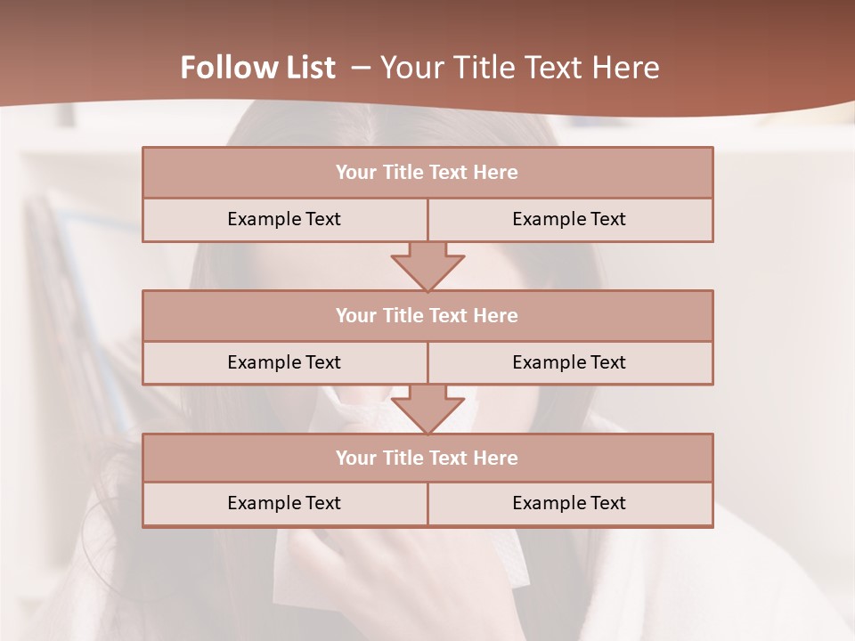 Indoors White Hands PowerPoint Template