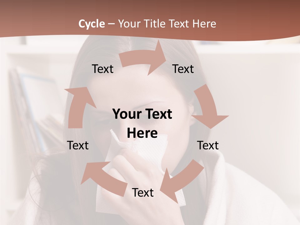 Indoors White Hands PowerPoint Template