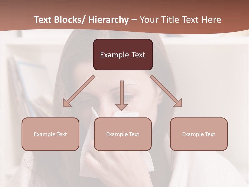 Indoors White Hands PowerPoint Template
