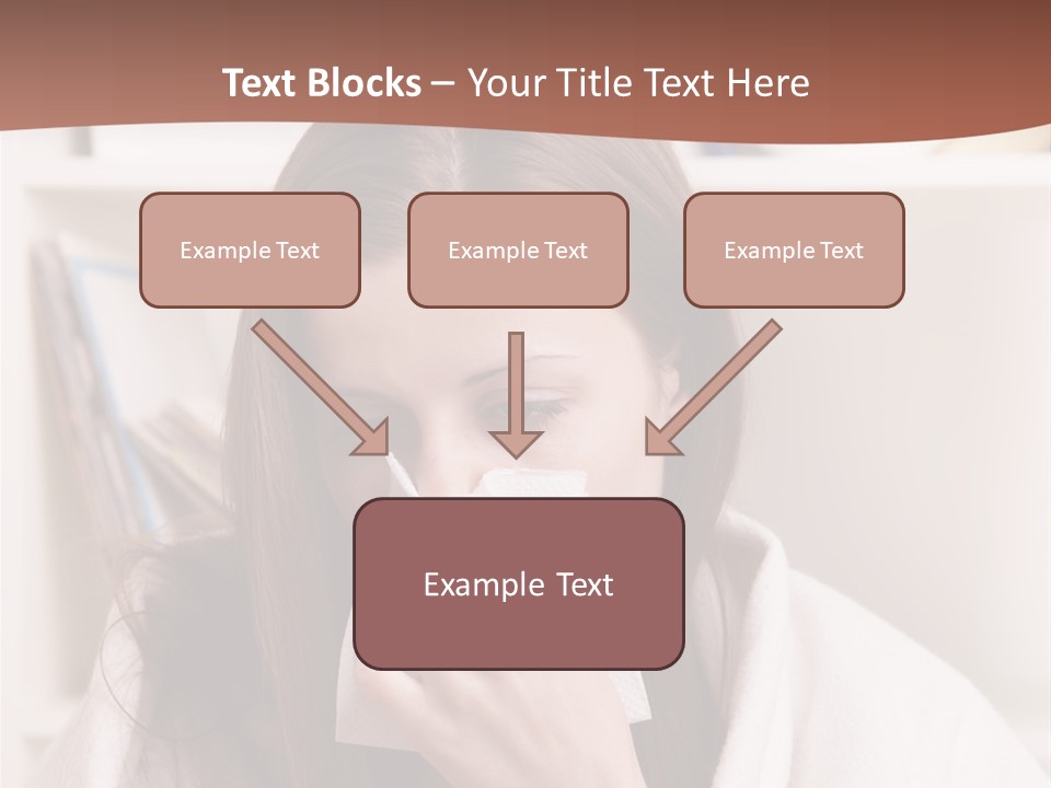 Indoors White Hands PowerPoint Template