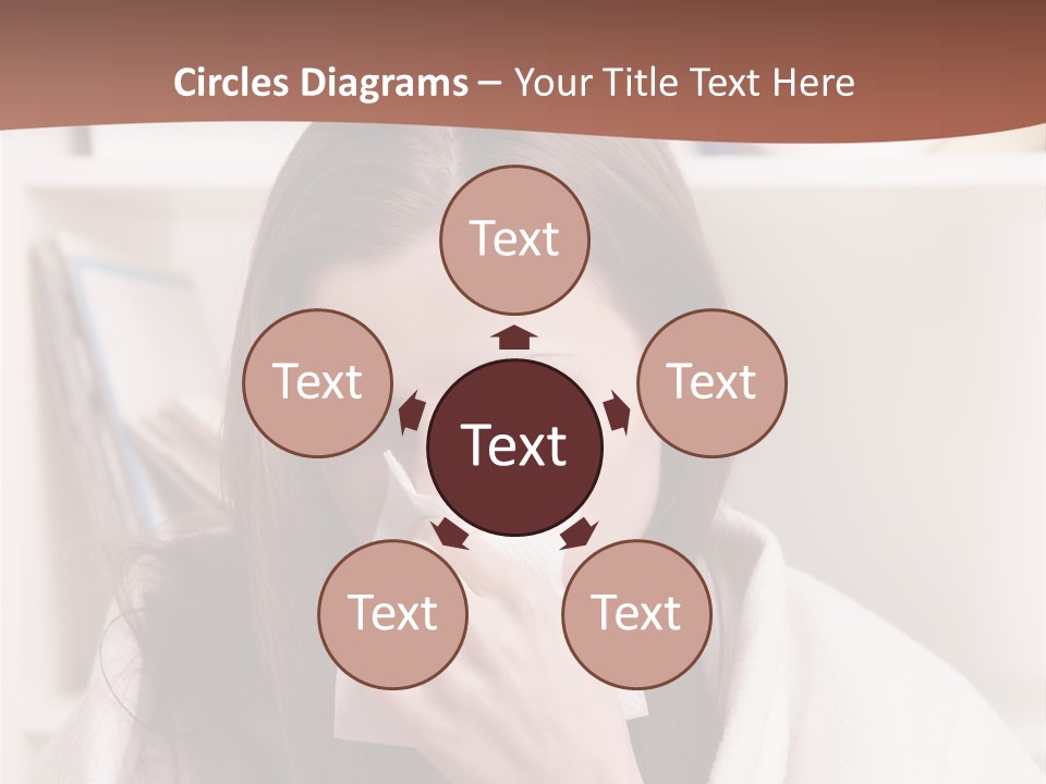 Indoors White Hands PowerPoint Template