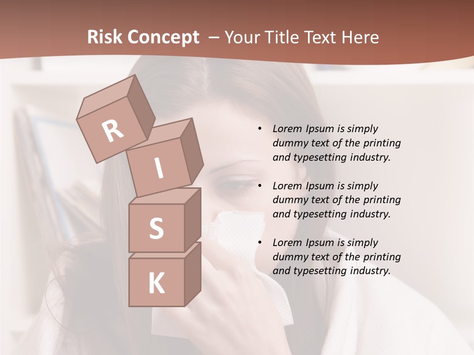 Indoors White Hands PowerPoint Template