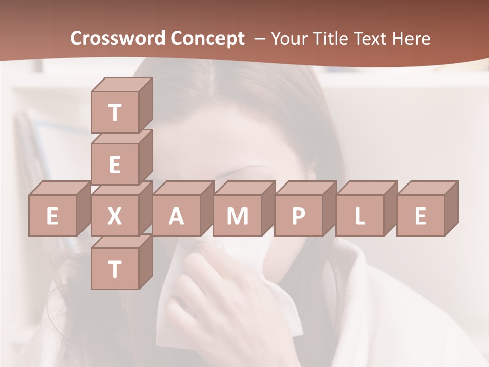 Indoors White Hands PowerPoint Template