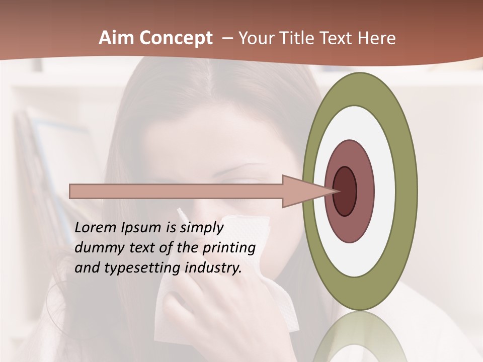 Indoors White Hands PowerPoint Template