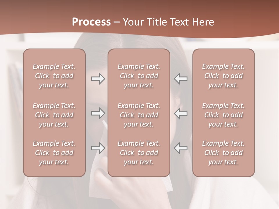 Indoors White Hands PowerPoint Template