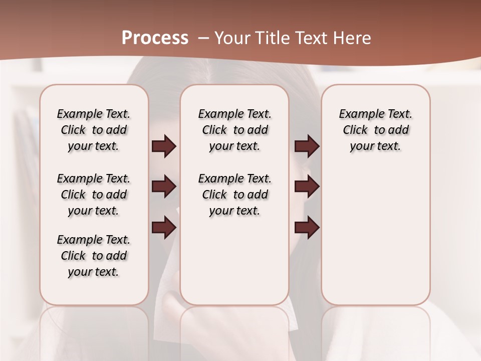 Indoors White Hands PowerPoint Template