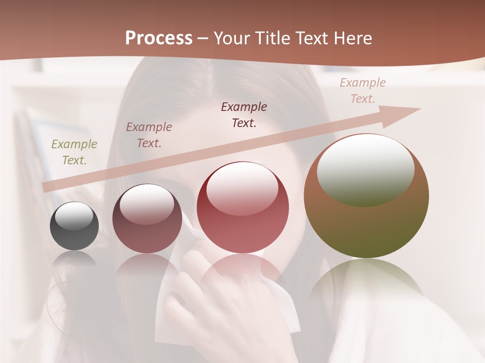 Indoors White Hands PowerPoint Template