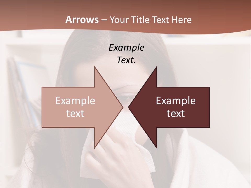 Indoors White Hands PowerPoint Template