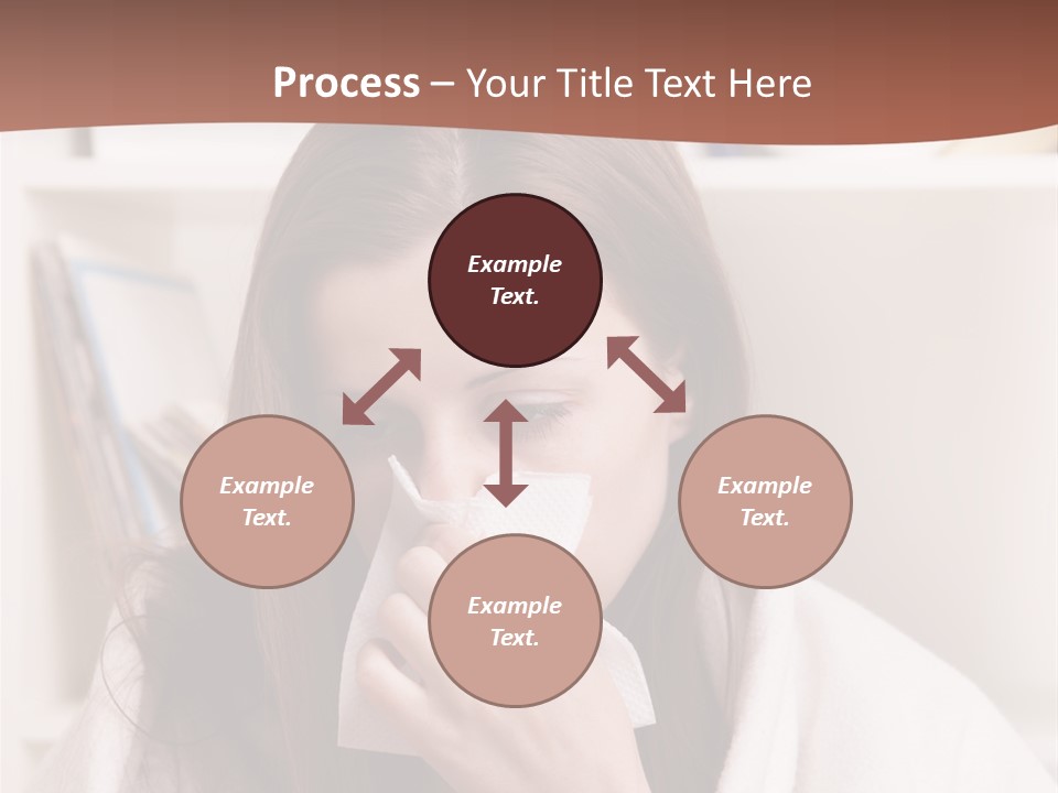 Indoors White Hands PowerPoint Template