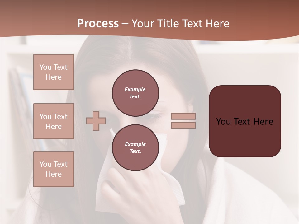 Indoors White Hands PowerPoint Template