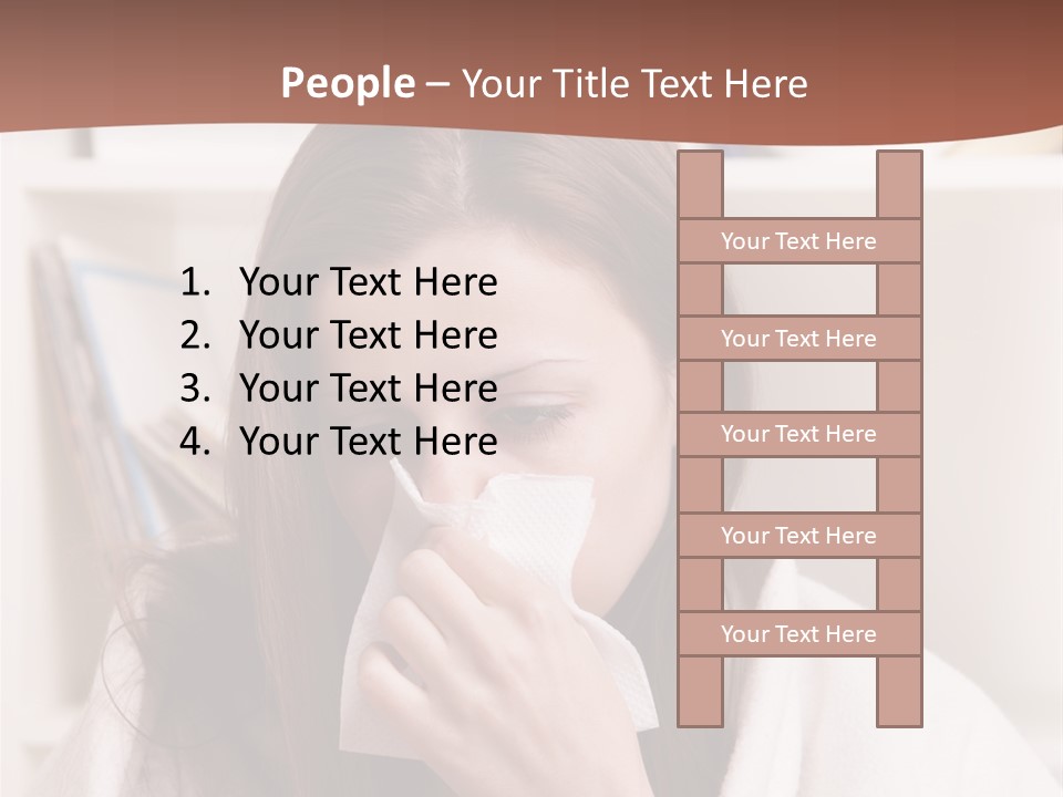 Indoors White Hands PowerPoint Template